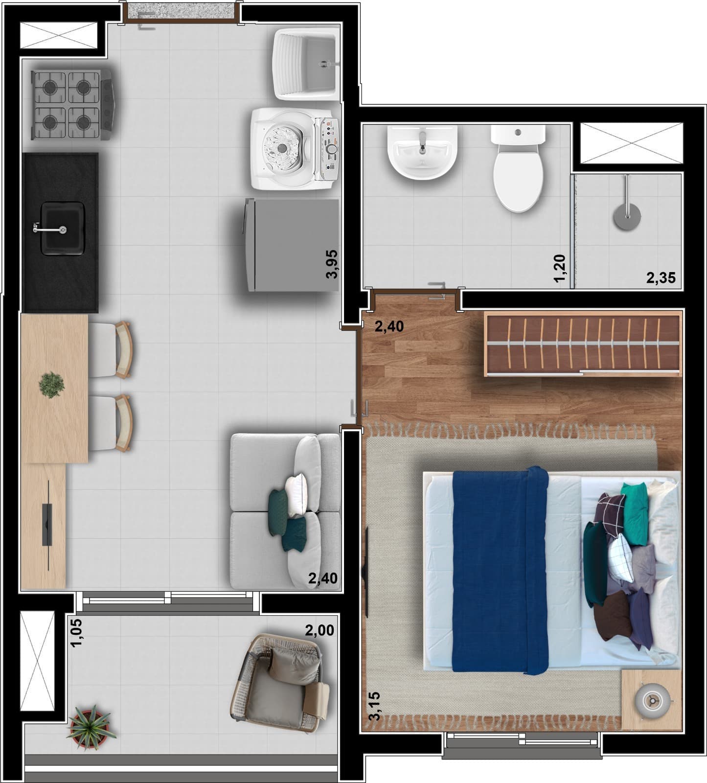 Planta 3 — Átrio