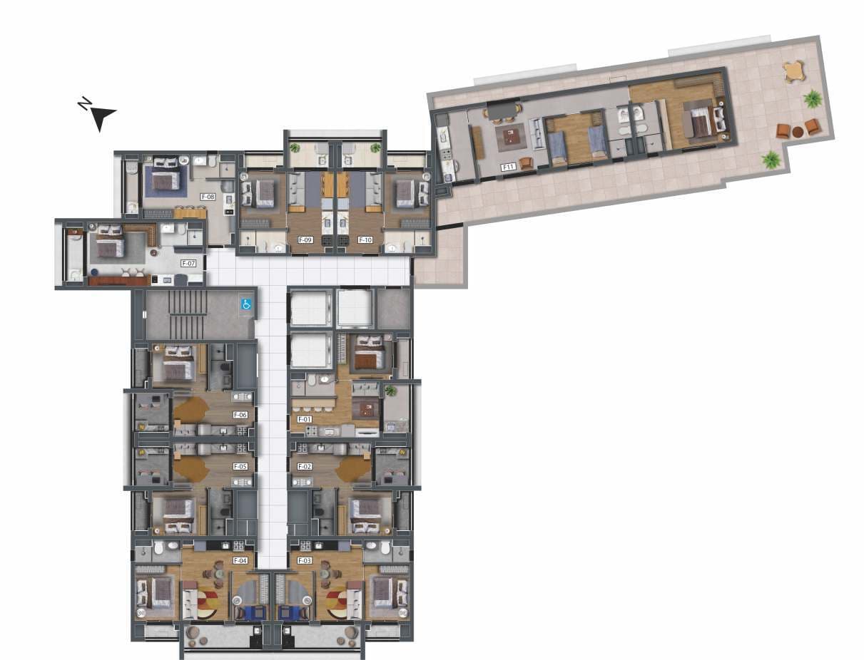 Planta 2 — Feel Saúde - Residencial