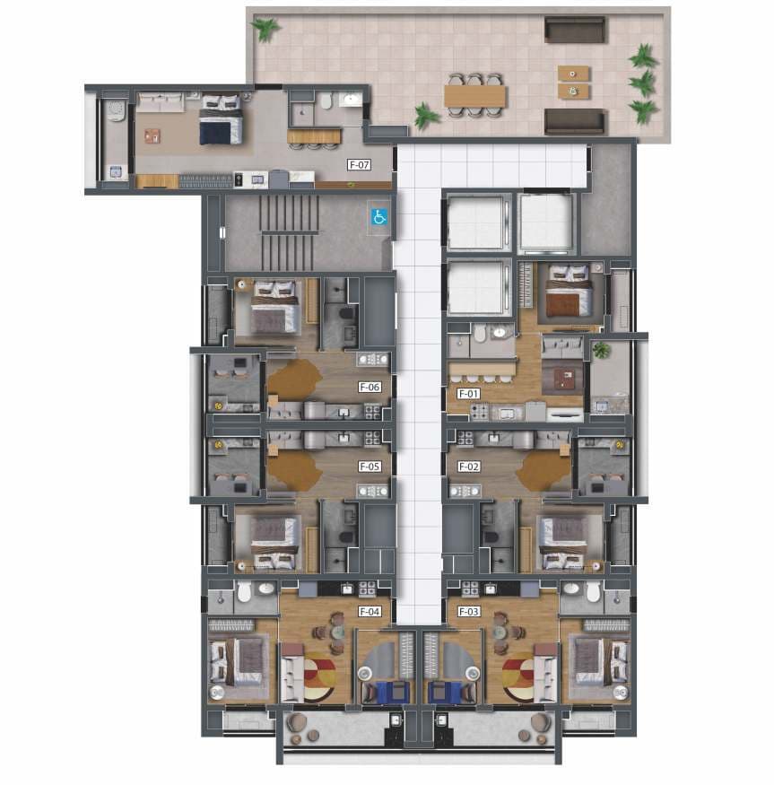 Planta 4 — Feel Saúde - Residencial