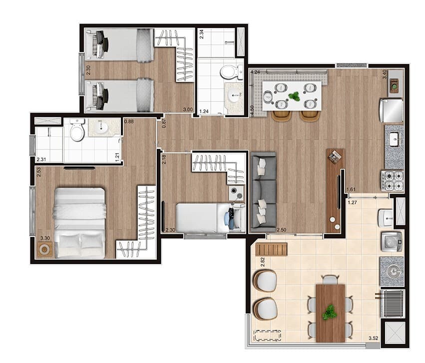 Planta 6 — Like Casa Verde