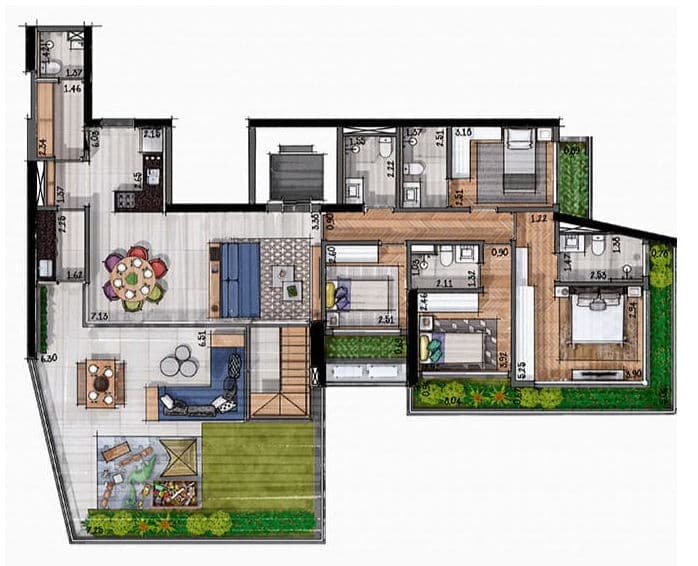 Planta 5 — O Parque Folhagem