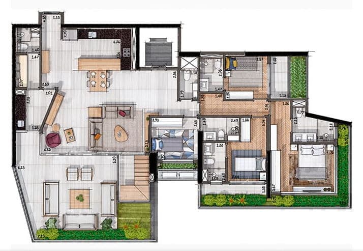 Planta 6 — O Parque Folhagem
