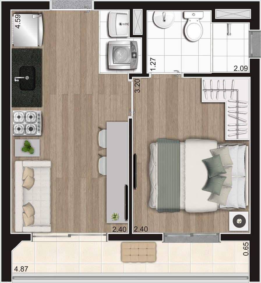 Planta 2 — Hype Style - Residencial