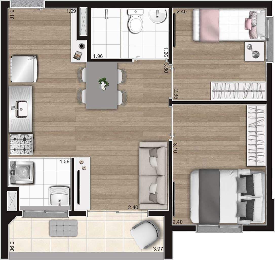 Planta 2 — Hype Style - NR