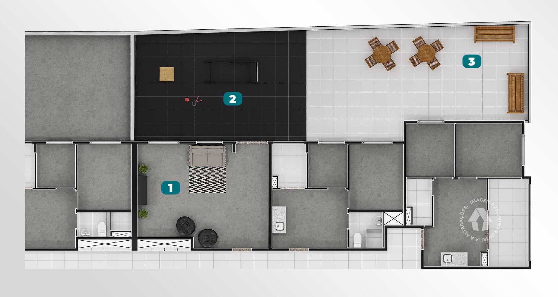 Planta 1 — Metrocasa Estação Pirituba - Residencial