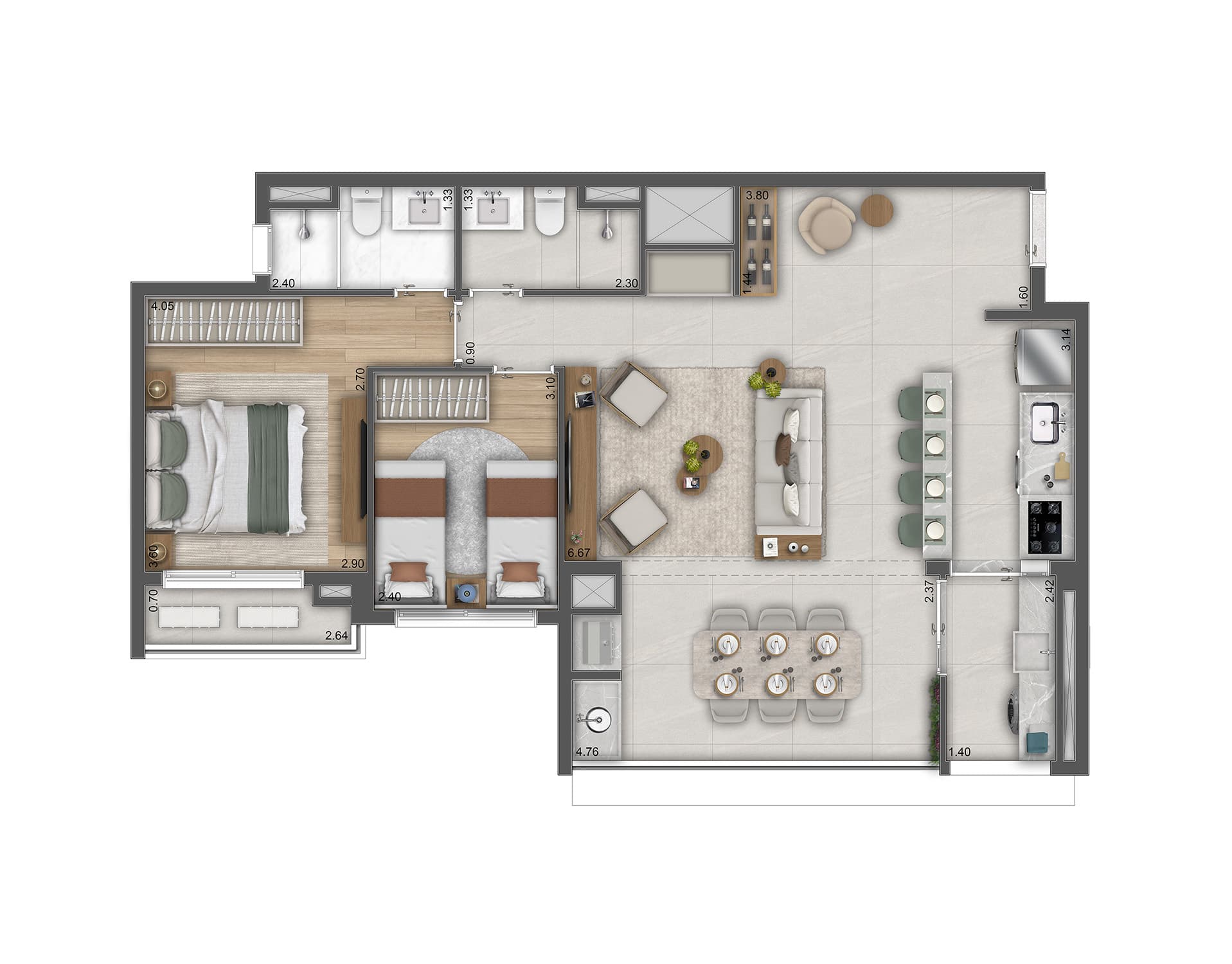 Planta 5 — Essência Brasileira - Residencial