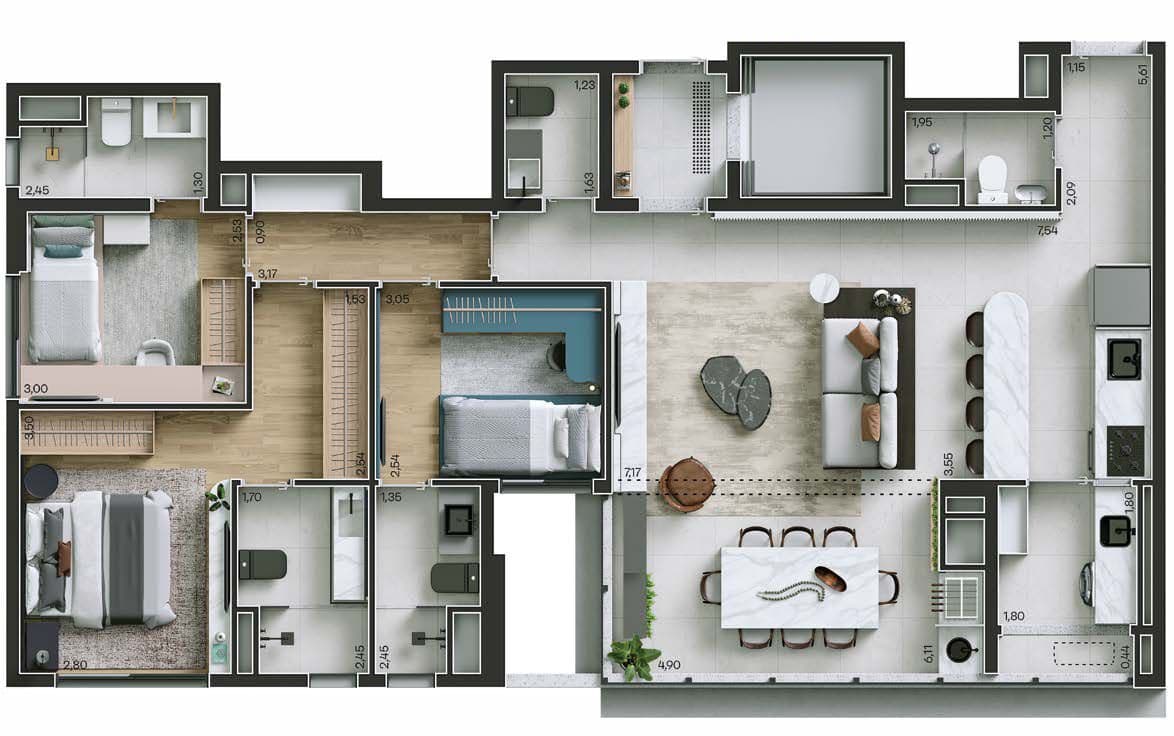 Planta 5 — Legí Perdizes - Residencial