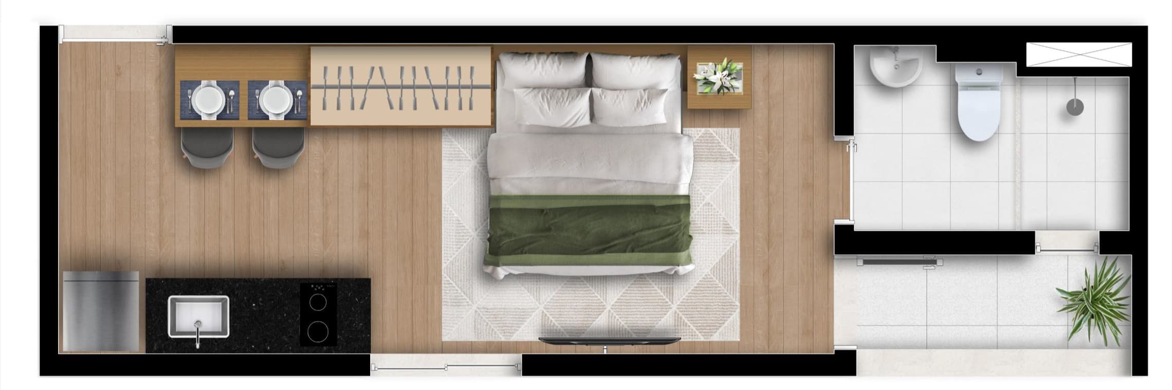 Planta 6 — Jardim - Residencial