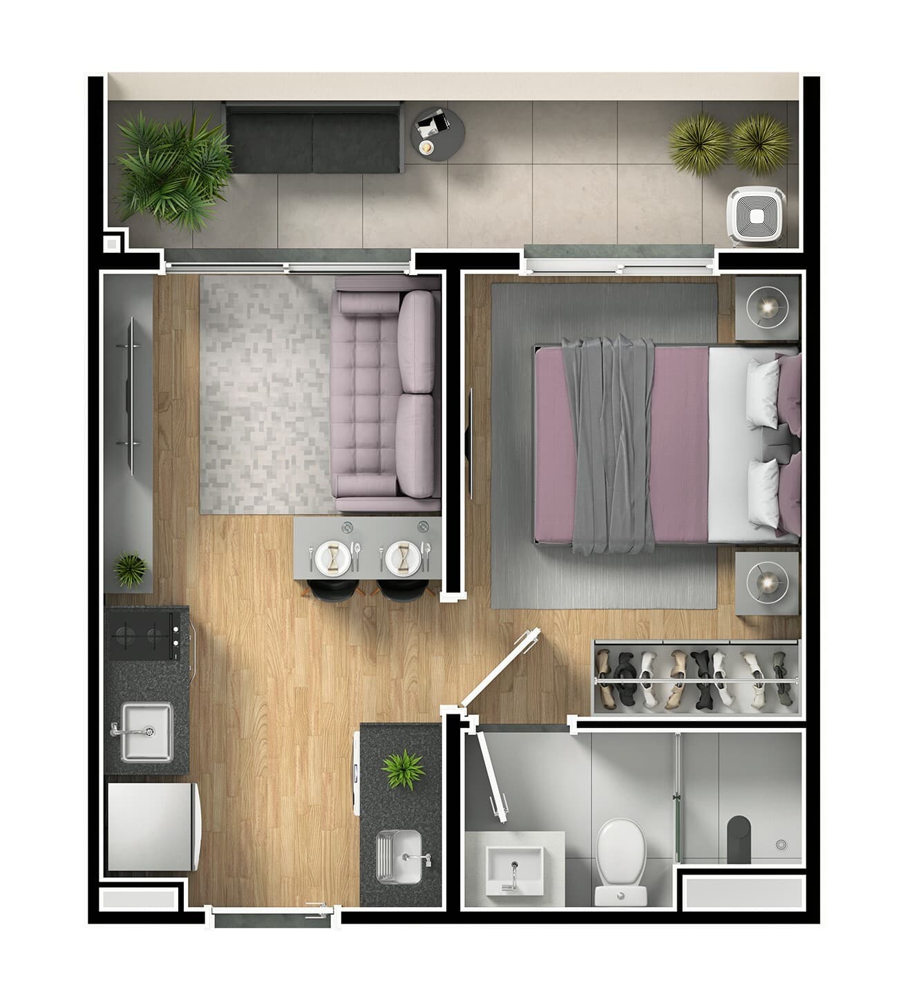 Planta 2 — myID Guilhermina - Residencial