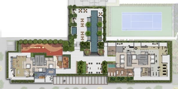 Planta 1 — Haus Mitre Edition NY - Residencial