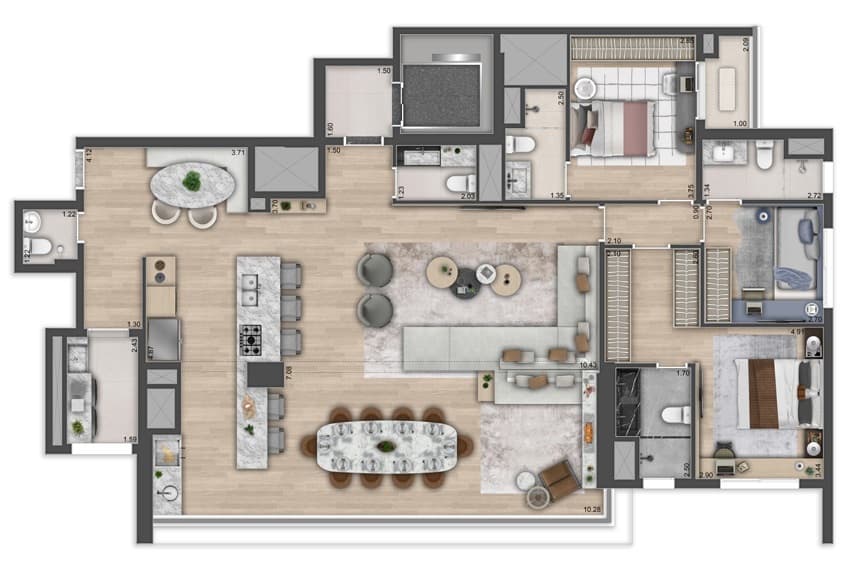 Planta 4 — Haus Mitre Edition NY - Residencial