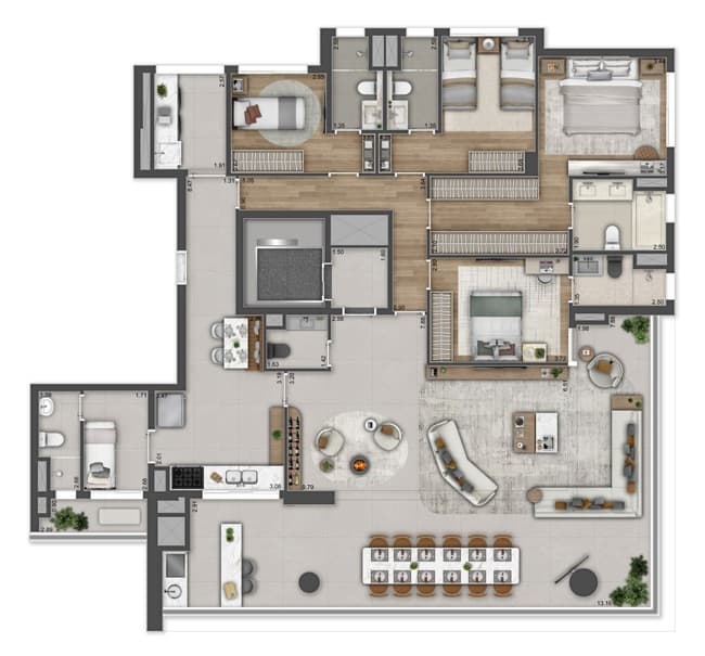 Planta 5 — Haus Mitre Edition NY - Residencial