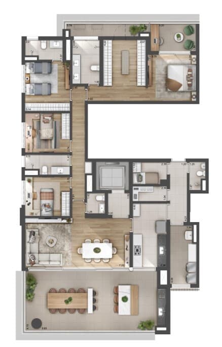 Planta 5 — Roya Perdizes - Residencial