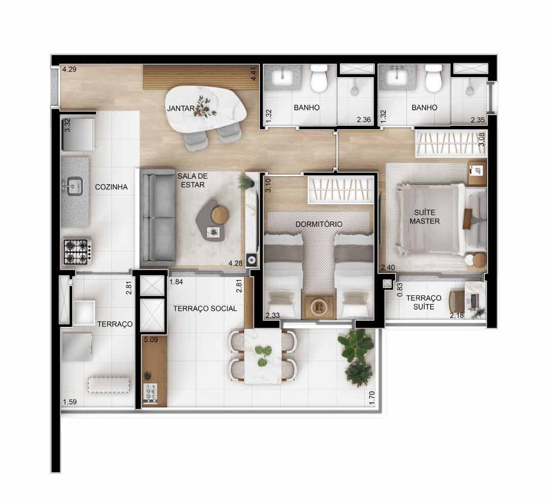 Planta 5 — Ypy Alto do Ipiranga