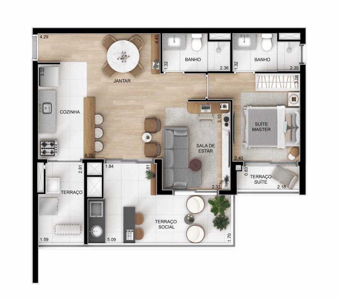 Planta 6 — Ypy Alto do Ipiranga