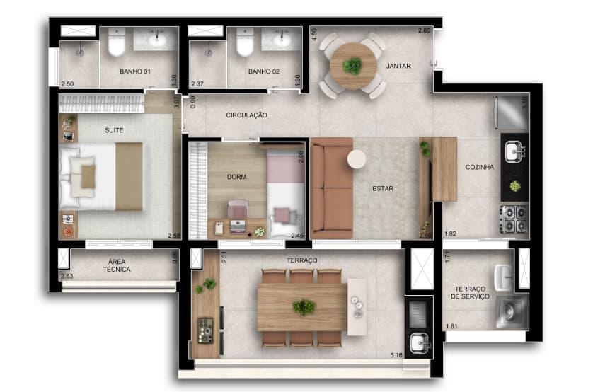 Planta 4 — Paseo Santa Cruz - Residencial