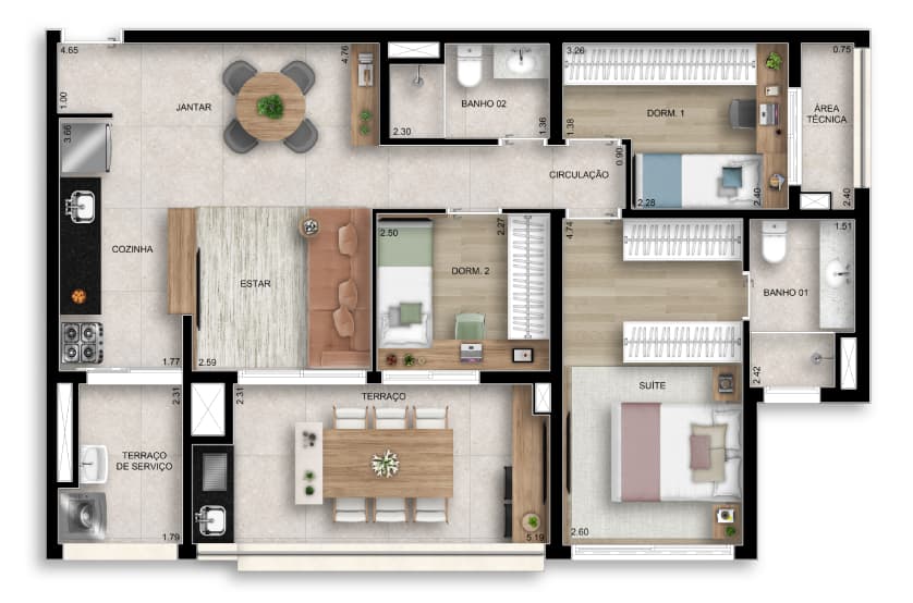 Planta 5 — Paseo Santa Cruz - Residencial