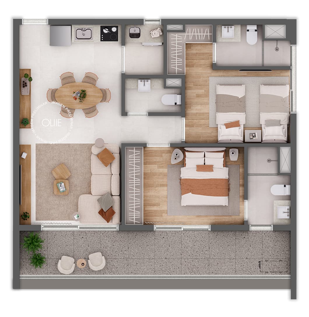 Planta 3 — Oliie 117 - Residencial
