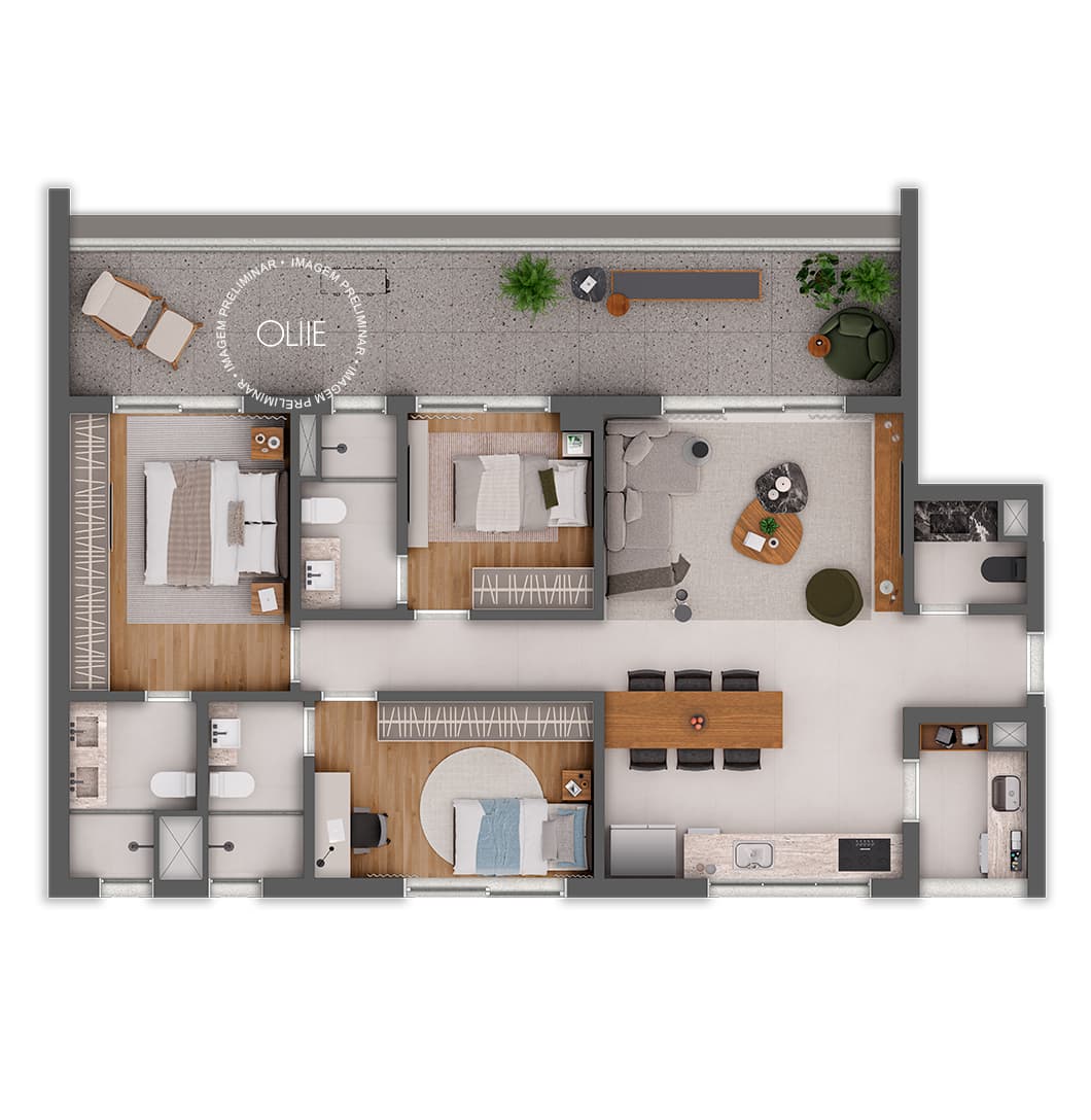Planta 5 — Oliie 117 - Residencial