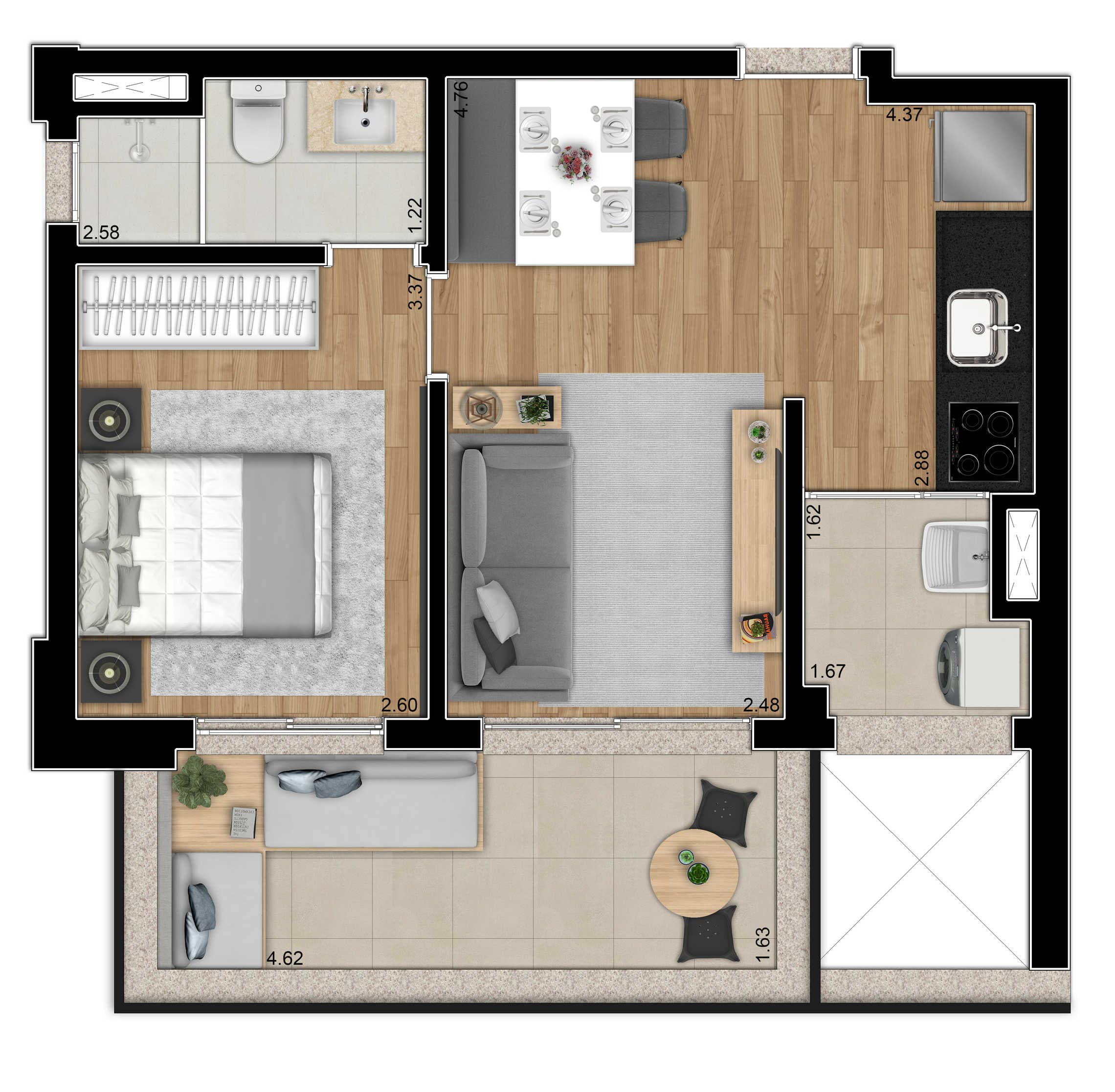 Planta 3 — Expand Pinheiros