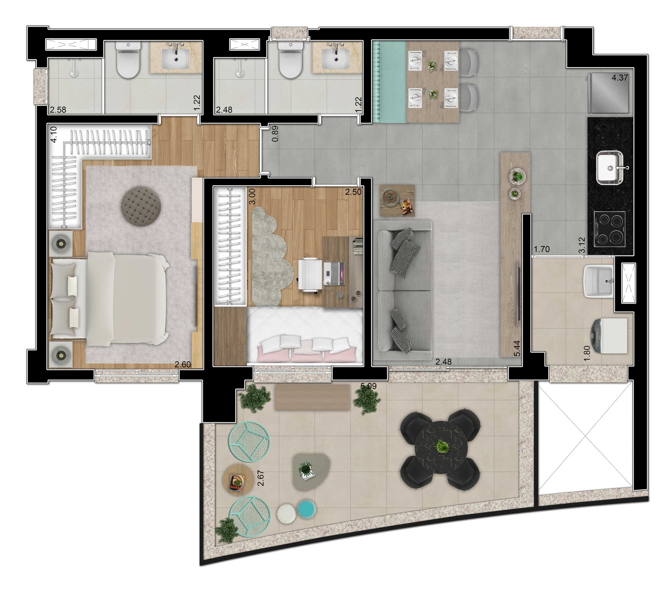 Planta 4 — Expand Pinheiros