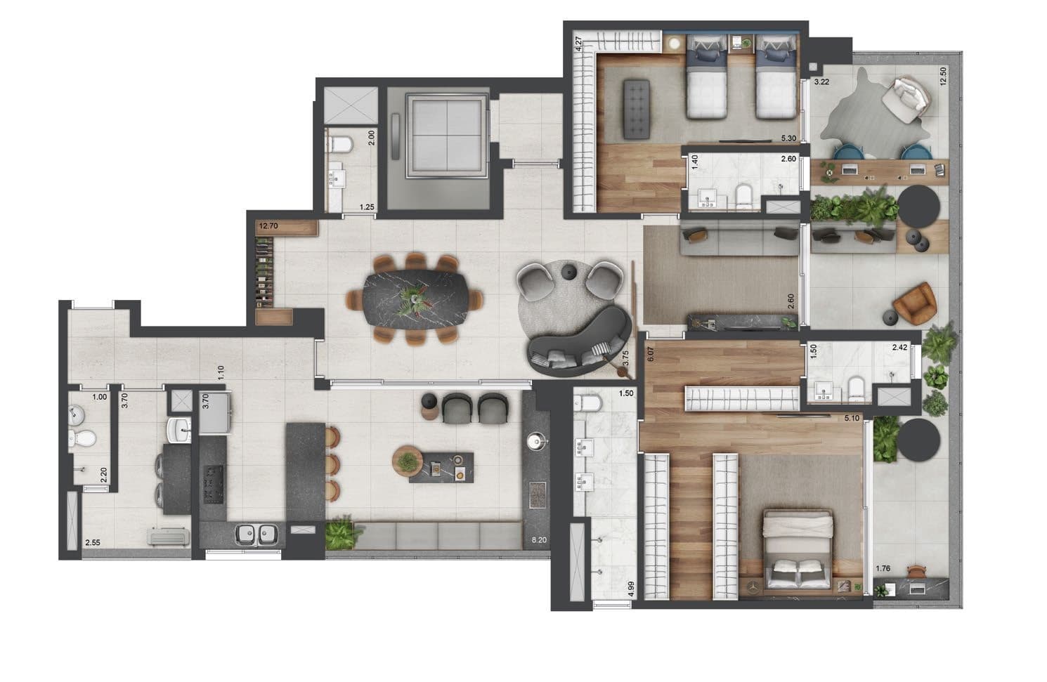 Planta 6 — Parque Global - Torre Imperial
