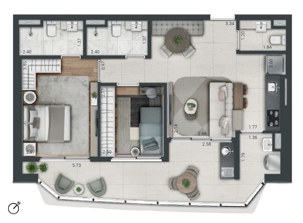 Planta 6 — Parque Global PG Residences