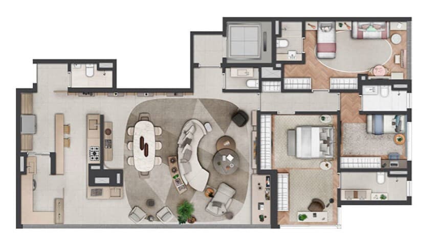 Planta 5 — Parque Global - Regente e Semipine