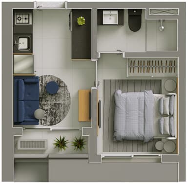 Planta 2 — Vitacon Brigadeiro - Residencial - Fase 2