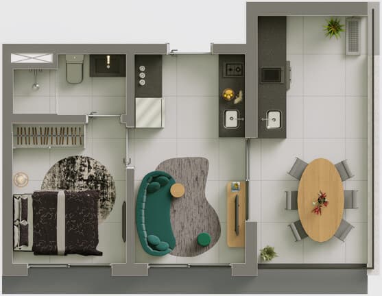 Planta 5 — Vitacon Brigadeiro - Residencial - Fase 2