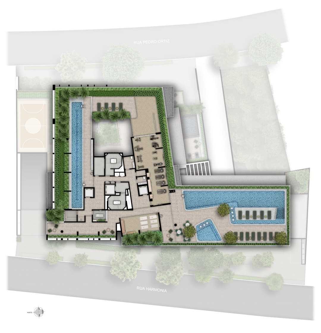 Planta 1 — Eleva Harmonia - Residencial