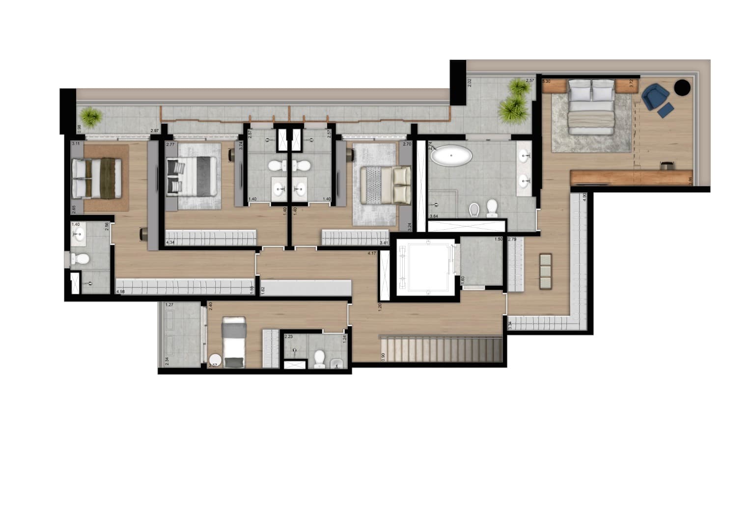 Planta 6 — Eleva Harmonia - Residencial