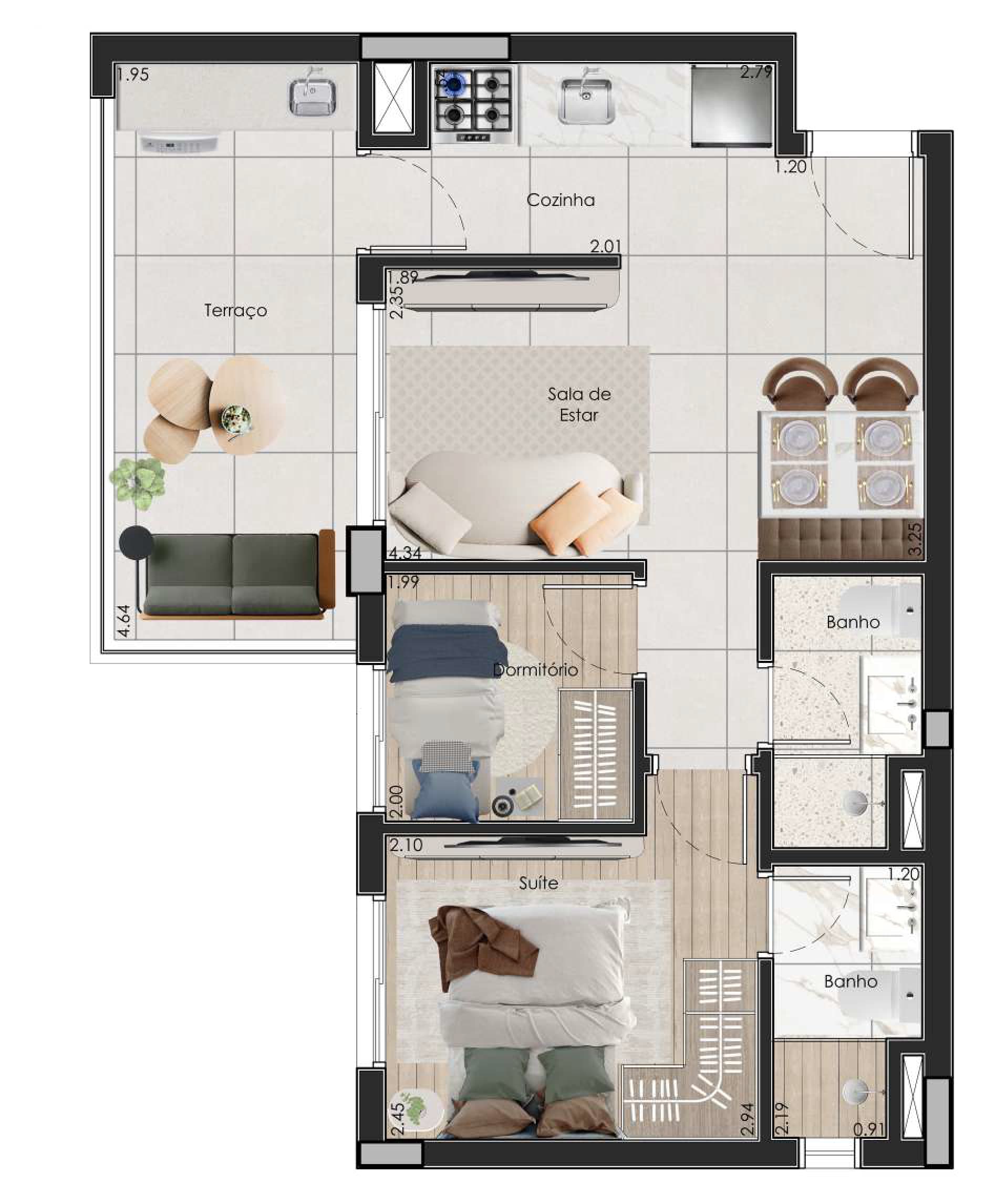 Planta 2 — Singular Saúde - Residencial
