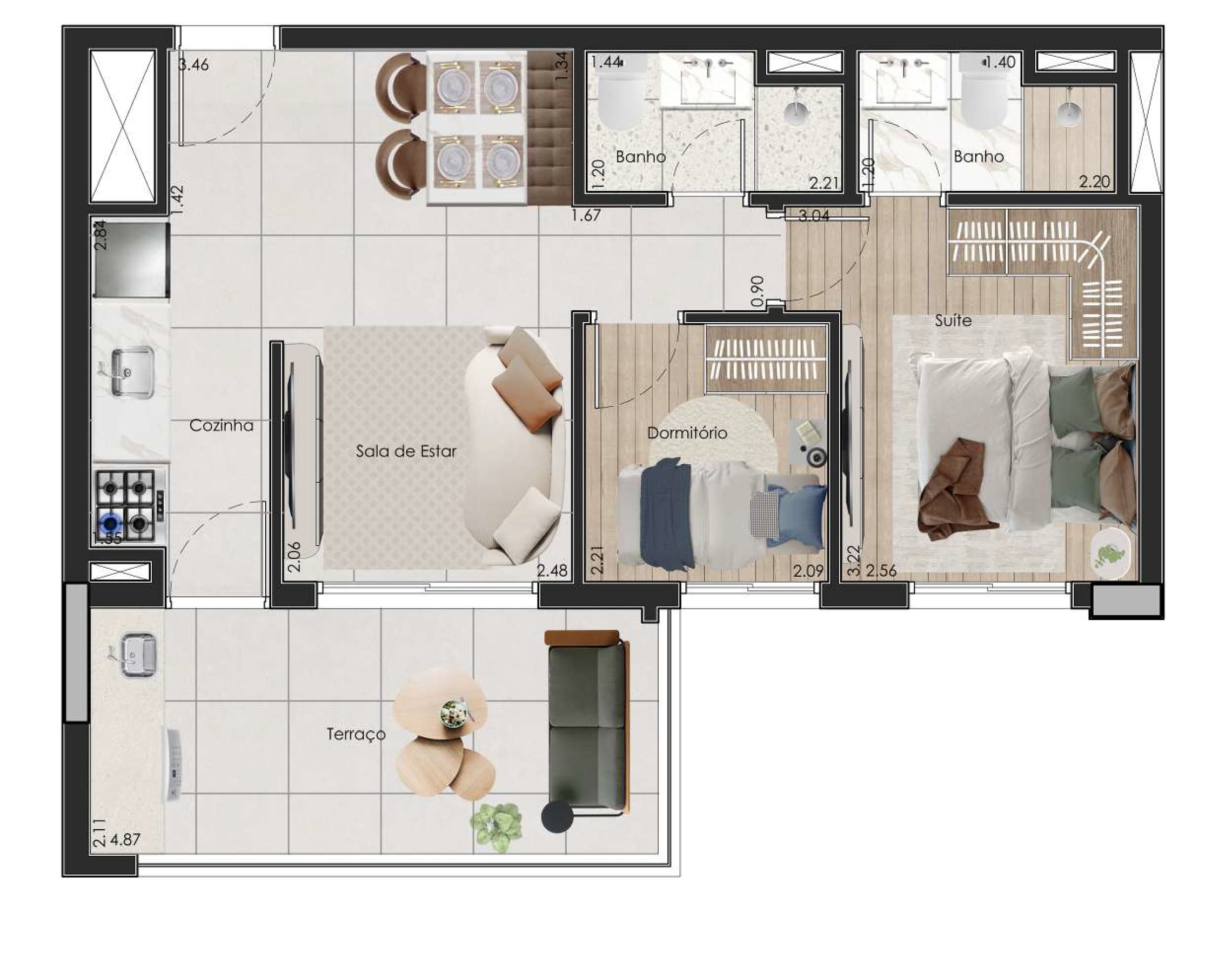 Planta 4 — Singular Saúde - Residencial