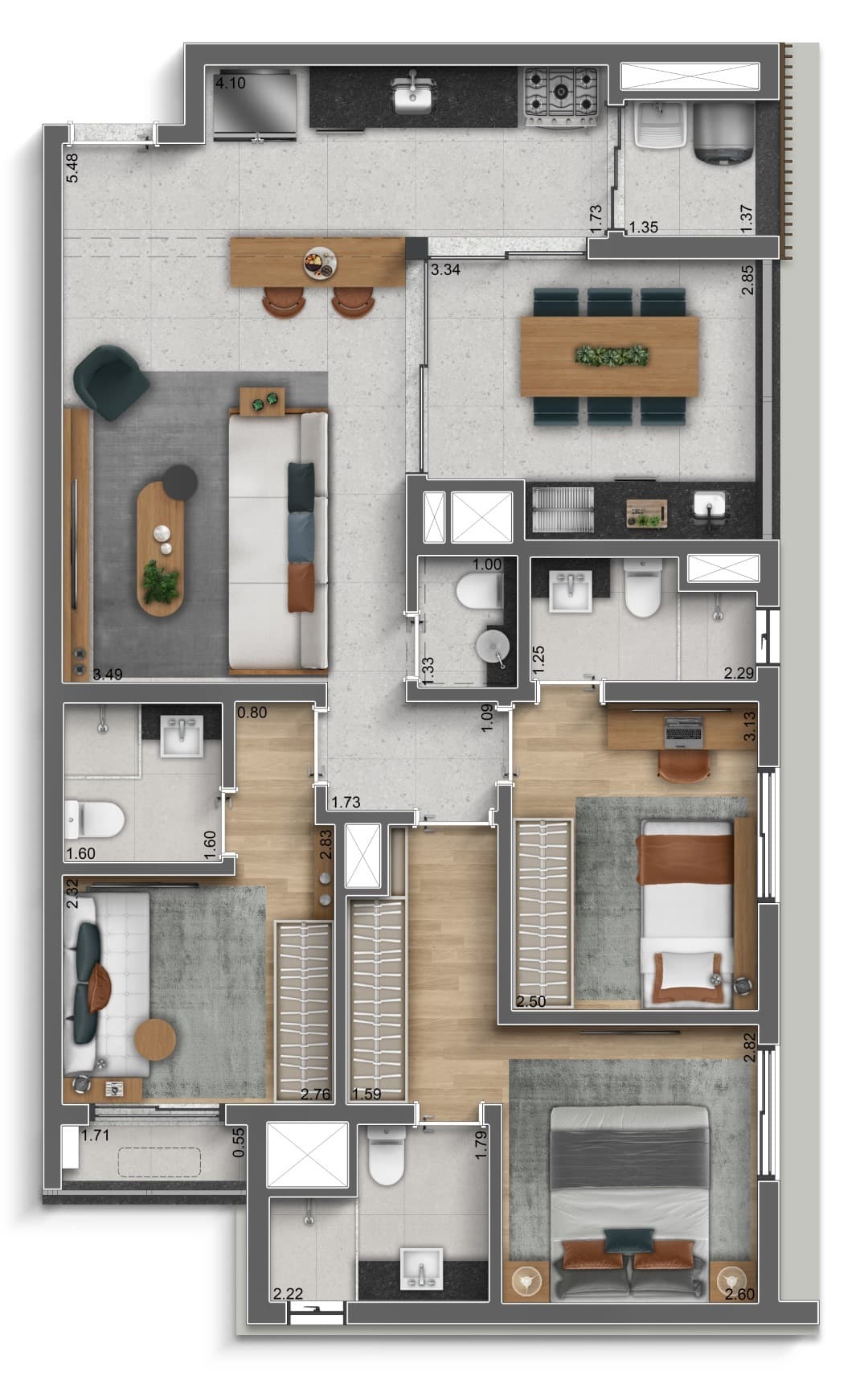 Planta 3 — Terrarium Perdizes