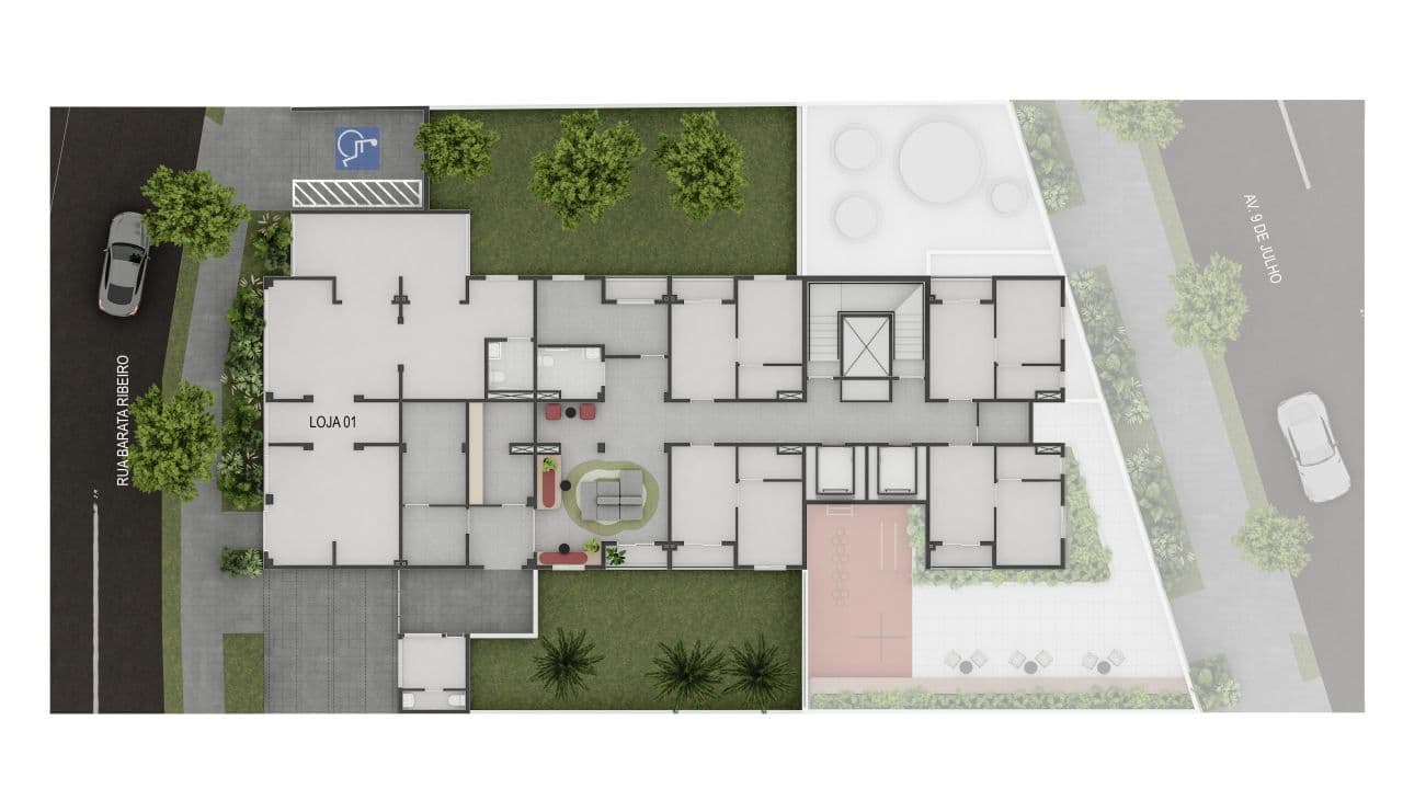 Planta 3 — Vinx Connect Paulista - Residencial