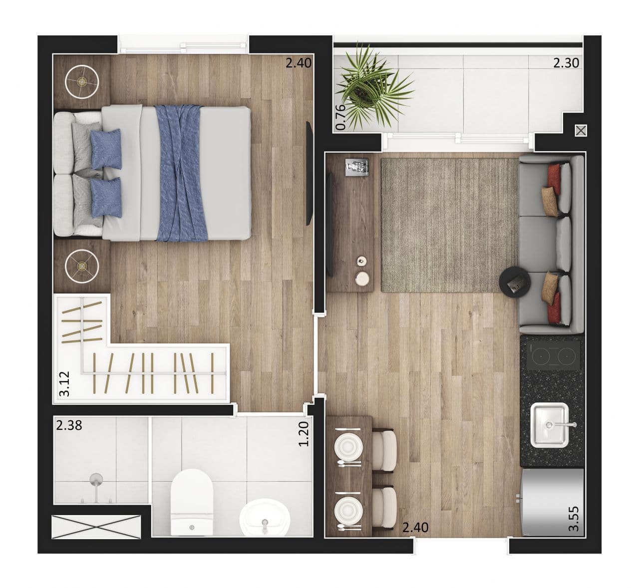 Planta 4 — Vinx Connect Paulista - Residencial