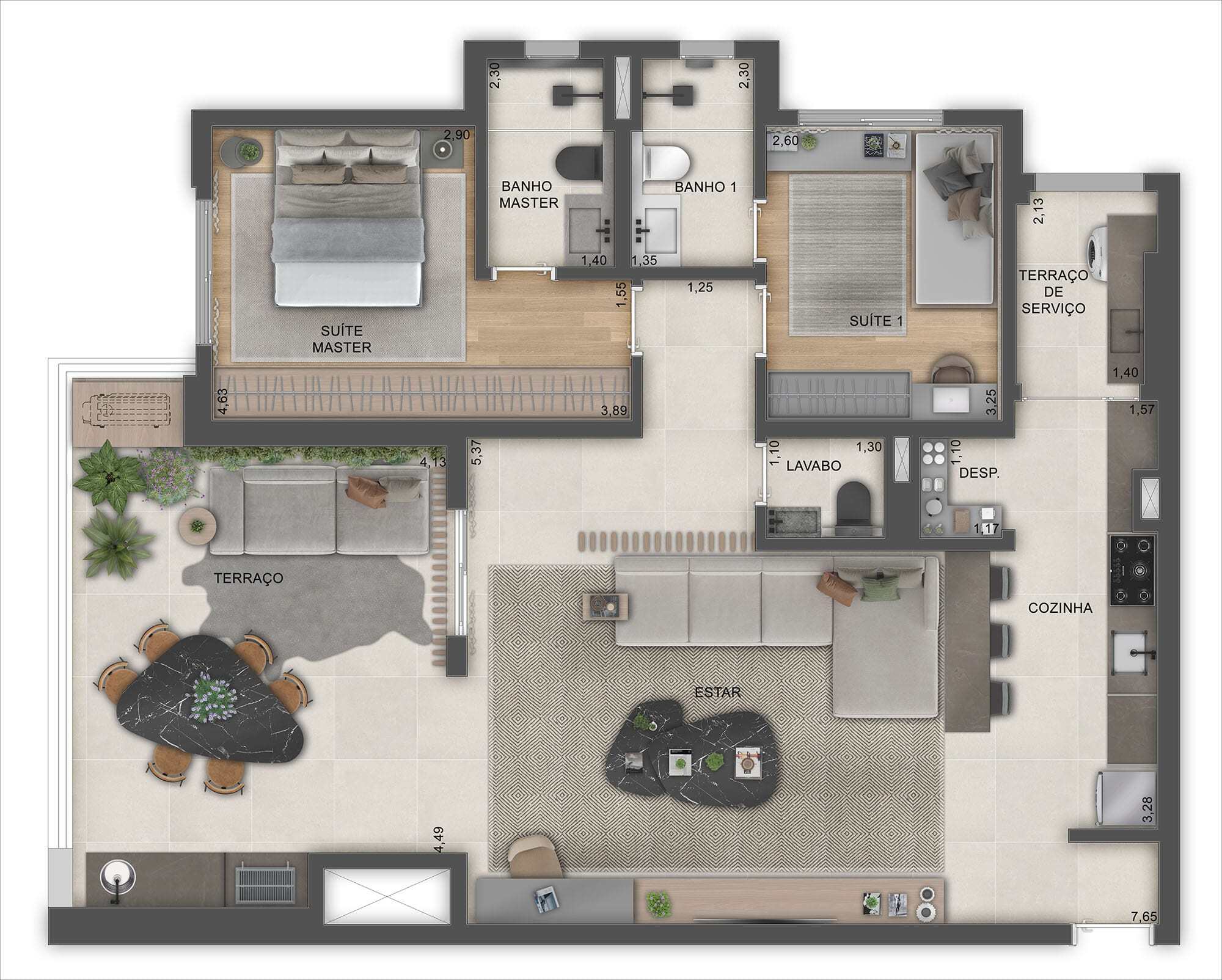 Planta 5 — Recanto Oliveiras - Fase 1