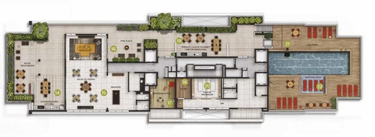 Planta 2 — Tiê Aclimação - Residencial