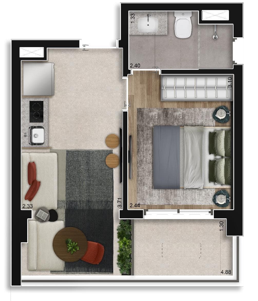 Planta 5 — Tiê Aclimação - Residencial