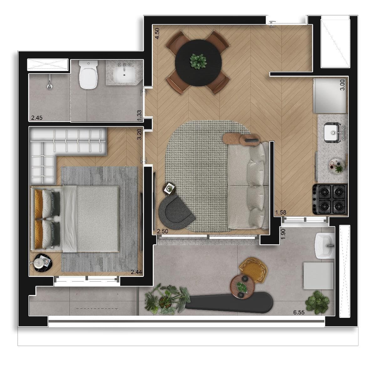 Planta 6 — Tiê Aclimação - Residencial