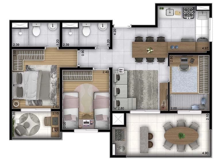 Planta 5 — Sphera Panamby Club