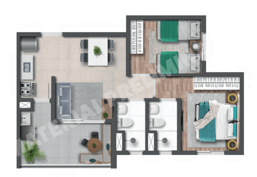 Planta 2 — Altos Santana