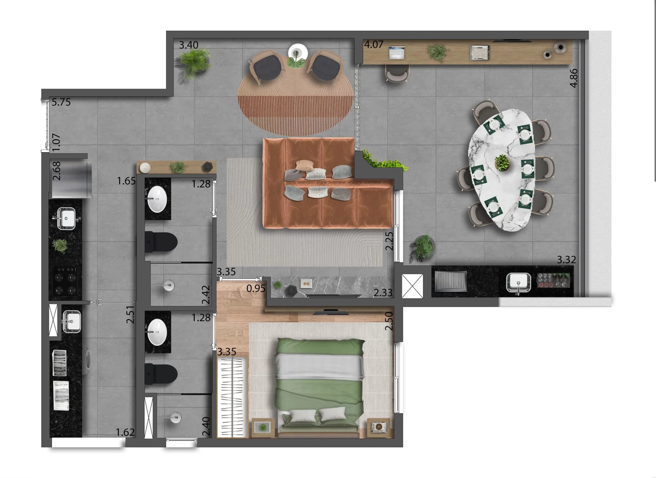 Planta 4 — Aria Mooca