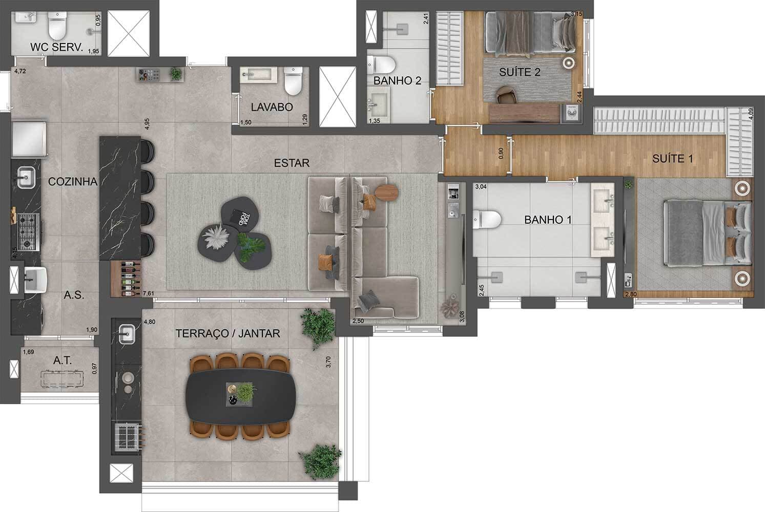 Planta 4 — Mooca Città Milano
