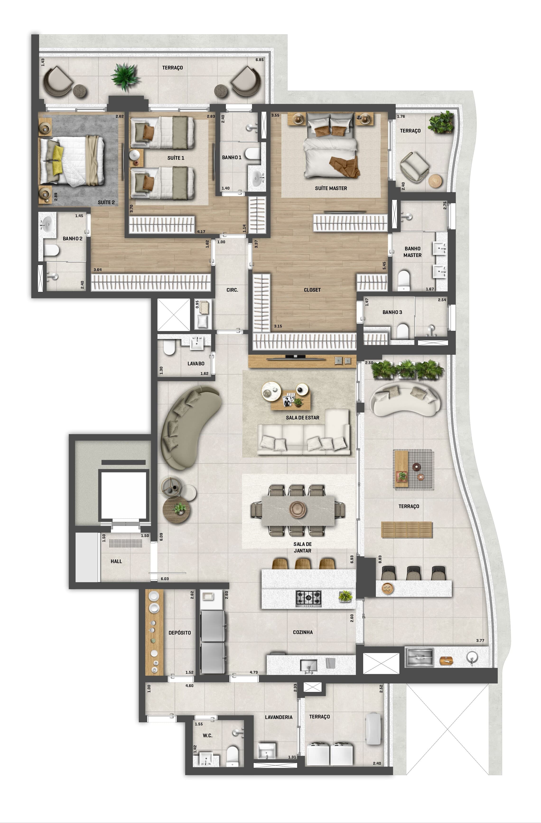Planta 2 — Bosque Cerejeiras
