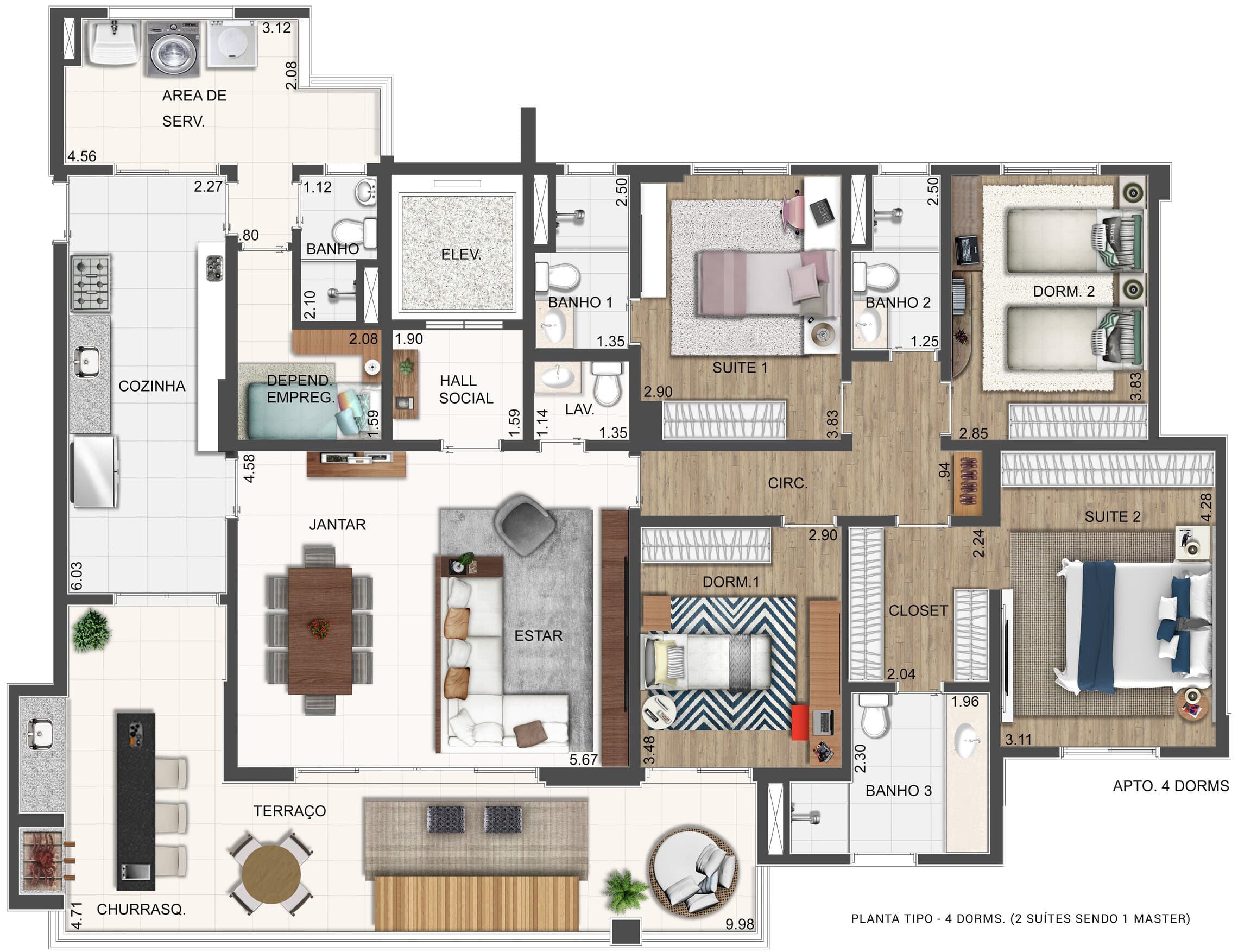 Planta 1 — Unique Santana