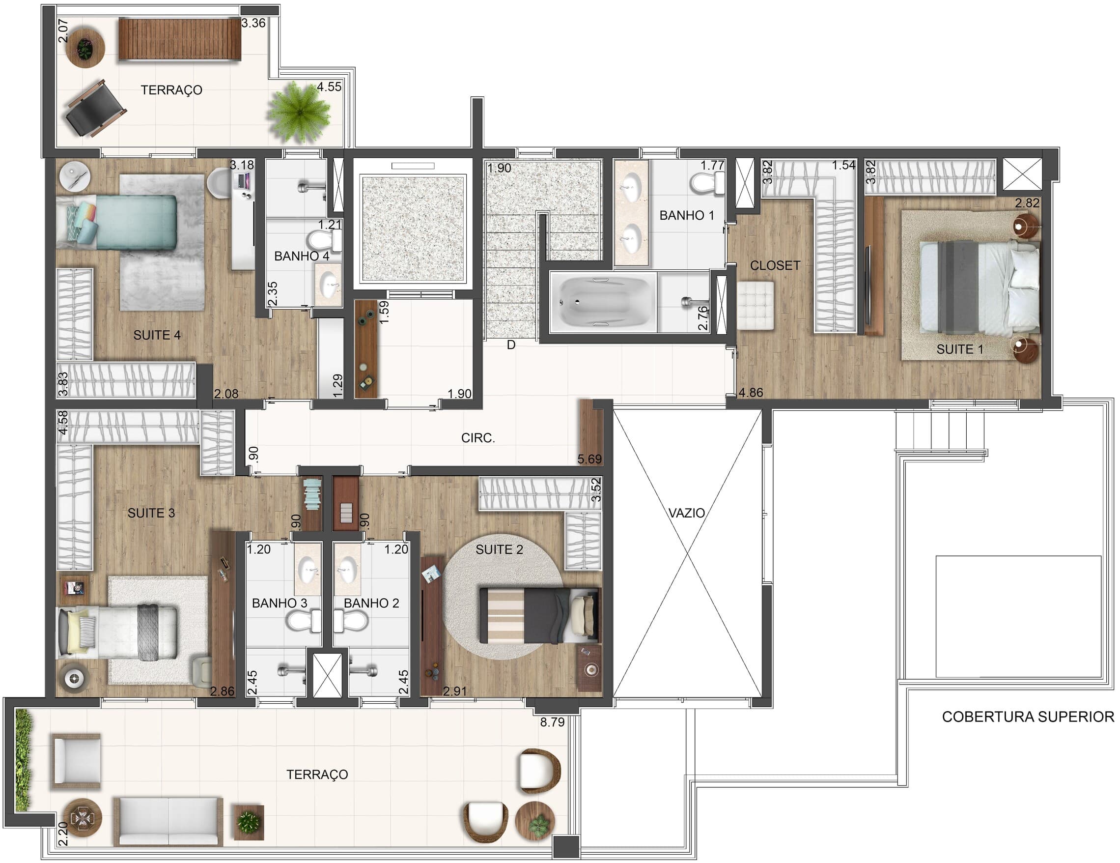 Planta 3 — Unique Santana