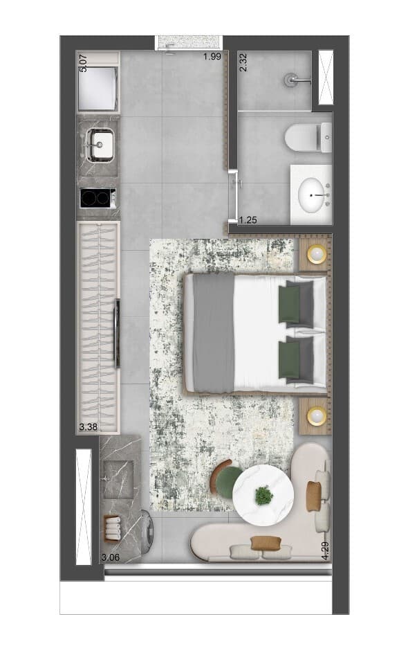 Planta 4 — The Collection Vila Clementino - Residencial