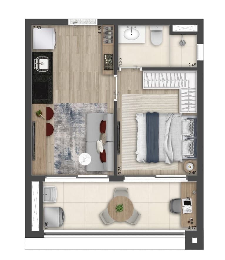 Planta 5 — The Collection Vila Clementino - Residencial